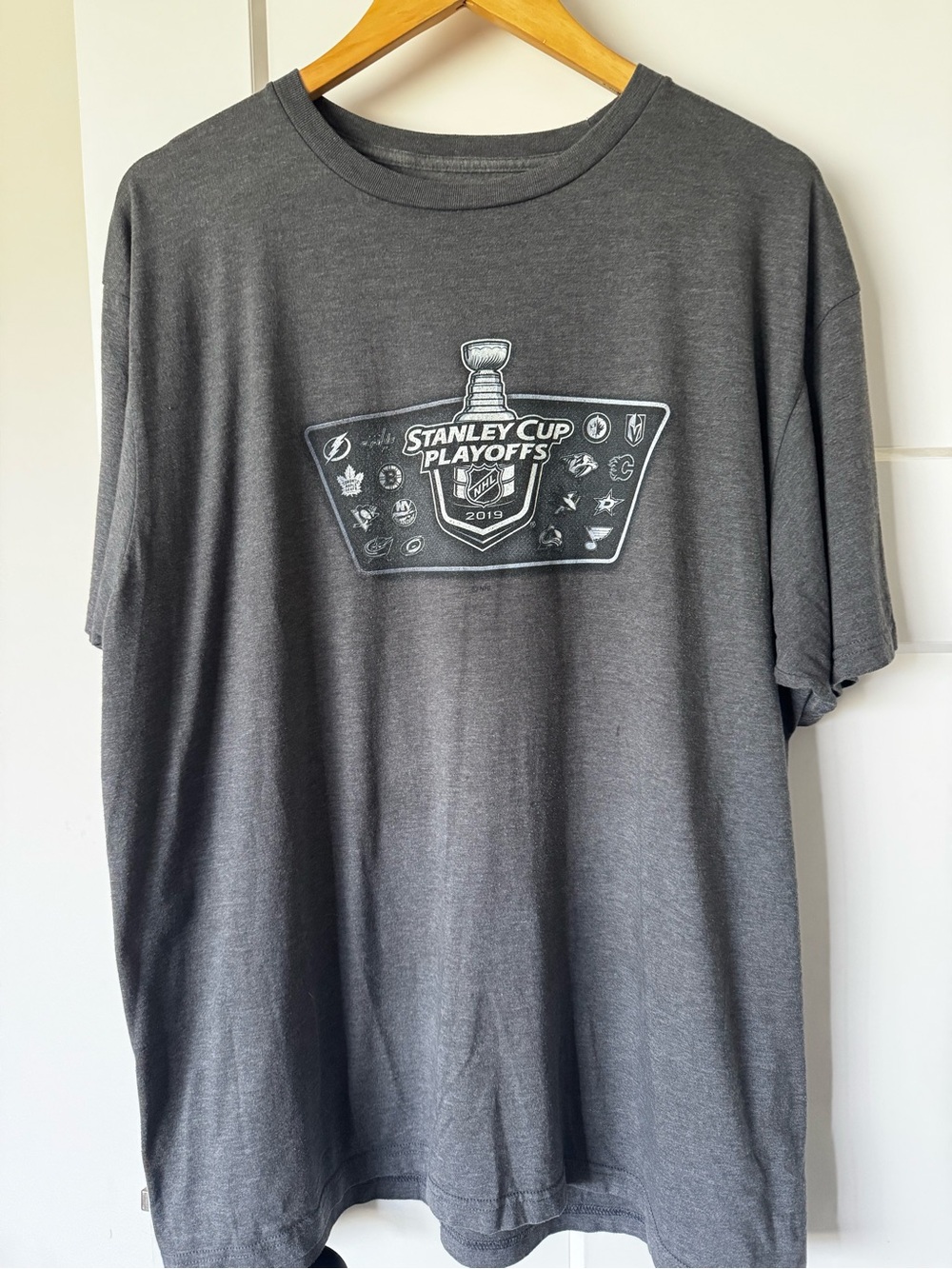 Fanatics Gray Stanley Cup Playoffs Graphic Tee
